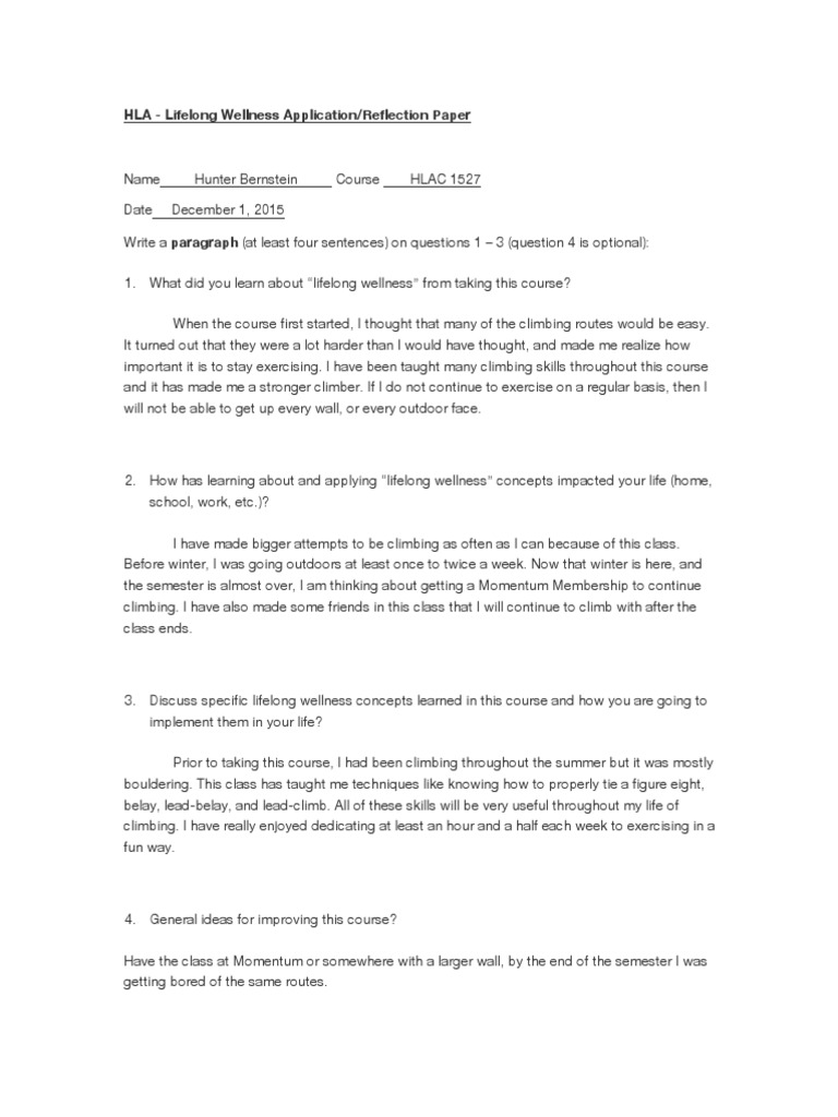 Hlac Reflection | PDF