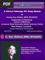 Download CBC Part 2 - WBC Differential  Morphology by Dede Rahman Agustian SN292329147 doc pdf