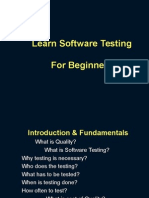 Learn Soft Testing For Beginners