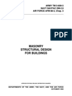 Masonry Structural Design for Building