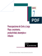 Crecimiento, Productividad, Desempleo e Inflación