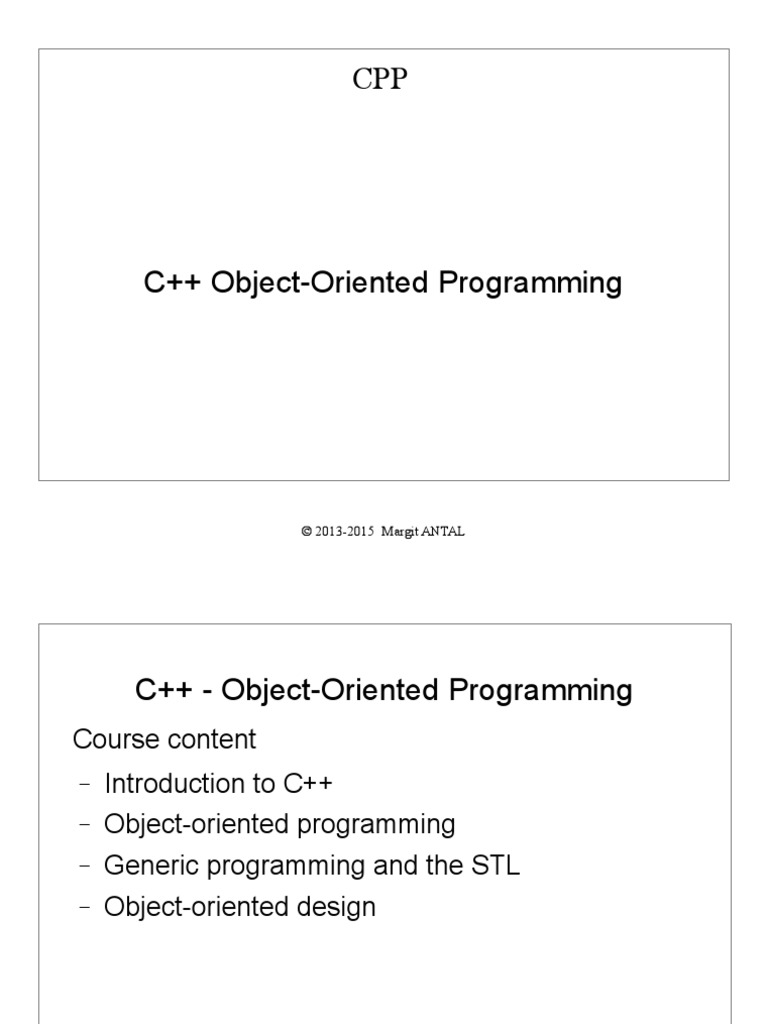 CPP_v1.1 OOP | Constructor (Object Oriented Programming) | Method ...