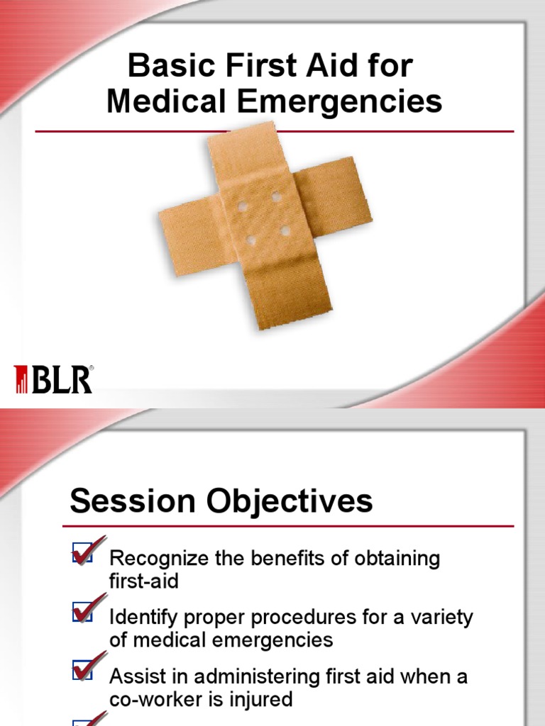 Basic First Aid For Medical Emergencies | PDF | First Aid | Medical ...