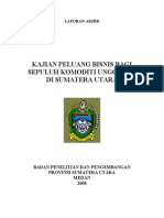 Kajian Peluang Bisnis Bagi Sepuluh Komoditi Unggulan Di Sumatera Utara