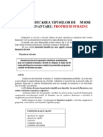 Structura Surselor de Finantare Ale Unei Intreprinderi