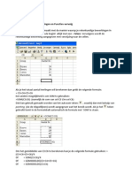 ICT - Workshop Excel 2