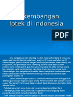 Perkembangan Iptek Di Indonesia (Remed Sejarah)