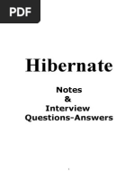 Hibernate Notes