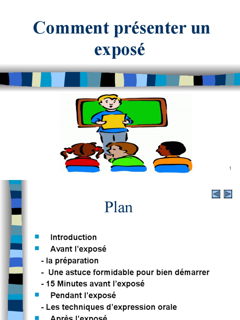 Comment réussir son exposé oral | PDF | Communication non verbale ...