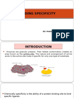 Binding Specificity: By: Pharmaceutics Branch ROLL NO. 1-6 BATCH 2015 Vescop