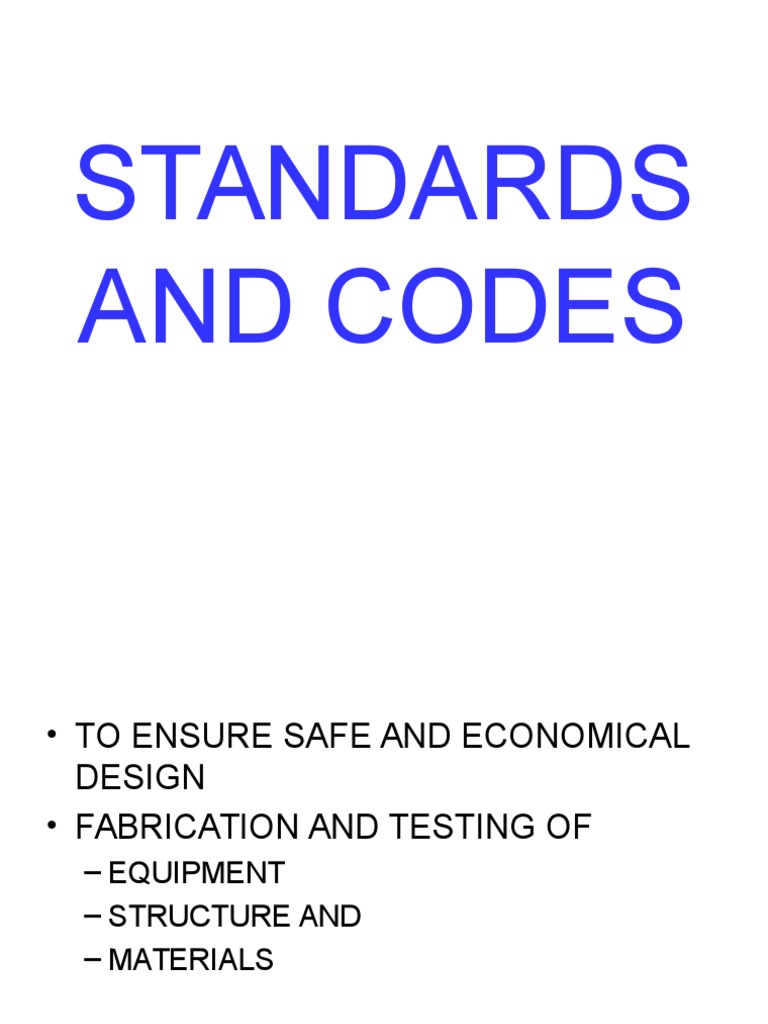 Standards and Codes | PDF | Stainless Steel | Fiberglass