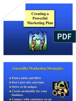 MKTG Plan for Guerrilla Marketing Strategies