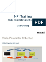 NPI Training: Radio Parameters and Features Carl Greyling