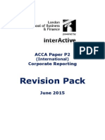ACCA P2 Revsion Pack June 2015