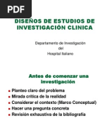 3.1) Diseños de Investigación