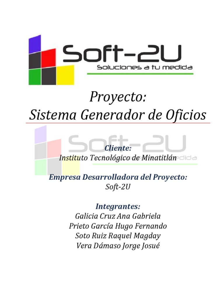 Proyecto Sgo | PDF | Proceso de desarrollo de software | Software