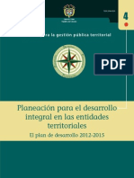 Guía Elaboración Planes de Desarrollo 2012-2015