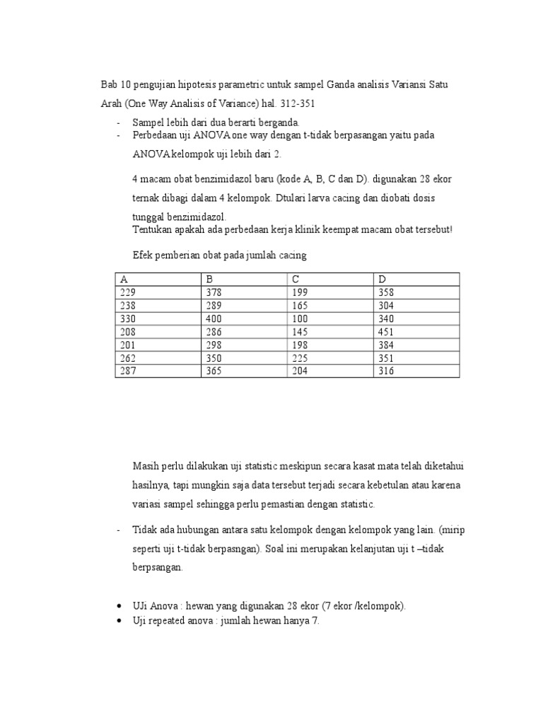 Contoh Soal Analisis Varians Download File Guru