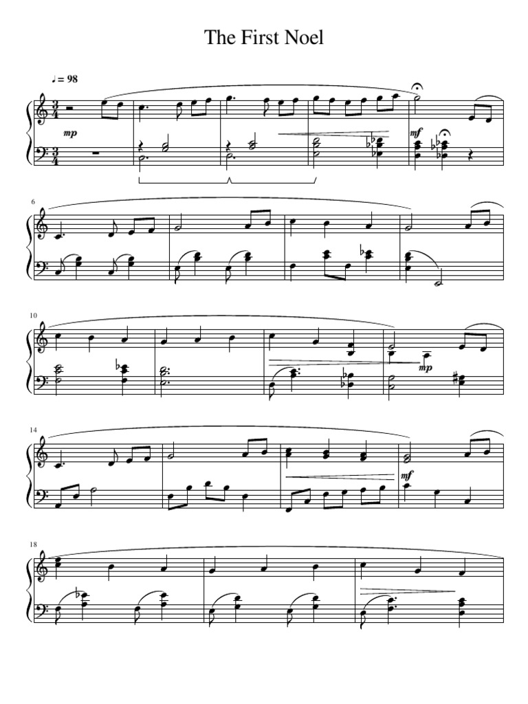 Noël C Est Comme Un Rythme De Jazz Partition
