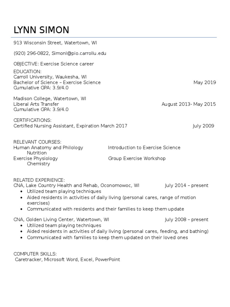 Exercisescienceresume | PDF | Self-Improvement | Science & Mathematics