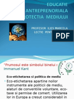 Educatie Antreprenoriala - Ppt. Protectia Mediului 2