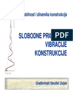 Dinamika Predavanja004 Slobodne Prigusene Vibracije PDF