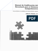 Manual Rorschach Sistema de Codificacion EXNER