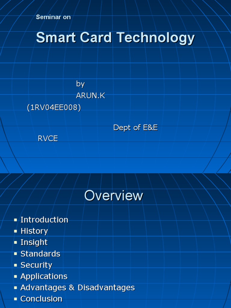 smart card technology research paper