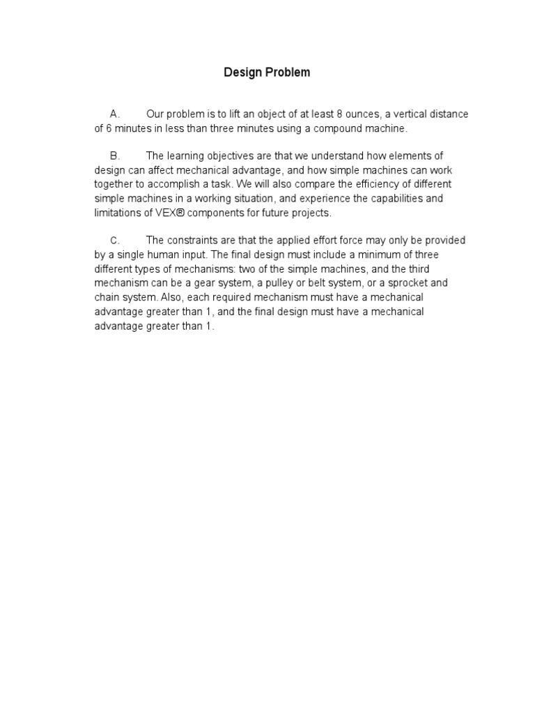 Designproblem | PDF