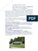 Historia de Microsoft Word