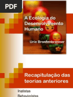 Teoria de Aprendizagem e Desenvolvimento Humano - Urie Brofenbrener