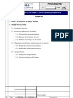 0043 - Exemple Generique de Procedure - Maitrise Des Documents Et Des Enregistrements