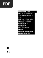 Manual de Procedimiento Minero