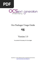 Download Ocs Inventory Packager Usage Guide Version 10 by infobits SN2923790 doc pdf