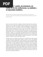 Cristina denunció "gritos y maltratos" de Macri a través de una dura carta