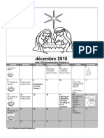 Pre-k Calendar December 2015