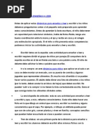 DINÁMICAS PARA ENSEÑAS A LEER 