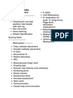 Nursing Skills Competency