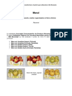 Marul - Studiu Comparativ, Analize Organoleptice Si Fizico-Chimice