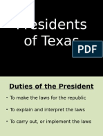 presidents of texas