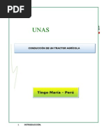 Manejo Del Tractor