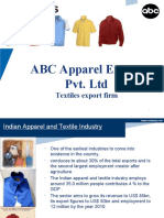 Apparels Industry India