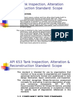 Tank Inspection Scope API 653