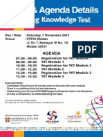 Agenda Esol TKT MDN PDF