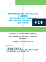 MOMENTO DE EMPOTRAMIENTO PERFECTO (VIGA DOBLEMENTE EMPOTRADA Y APOYADA-EMPOTRADA