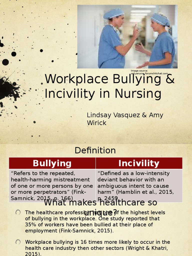 Workplace Bullying in Nursing | PDF | Workplace Bullying | Bullying