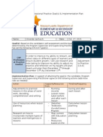 Practice Goal S Implementation Plan