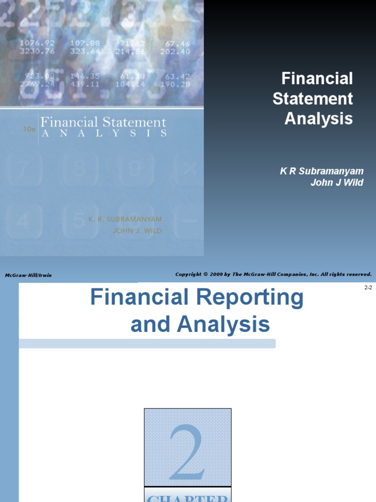 Chapter 02 Financial Reporting and Analysis | PDF | Financial Audit ...