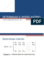 2 Determinan Invers Matrix