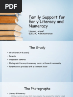 family support for early literacy and numeracy